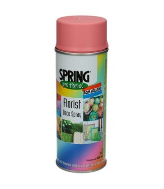 4A Rosa Sprühfarbe | Inhalt 400 Milliliter | Spring Pro Florist Deko-Spray | Pro Spraydose