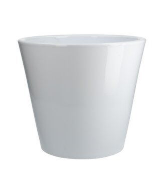 4A White ceramic Napoli pot | Diameter 7.5 centimetres | Height 26 centimetres | Per piece