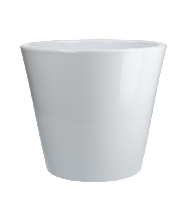 White ceramic Napoli pot | Diameter 7.5 centimetres | Height 26 centimetres | Can be ordered per pot