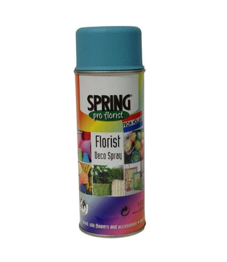 4A Hellblauer Sprühlack | Inhalt 400 Milliliter | Spring Pro Florist Deko-Spray | Pro Spraydose