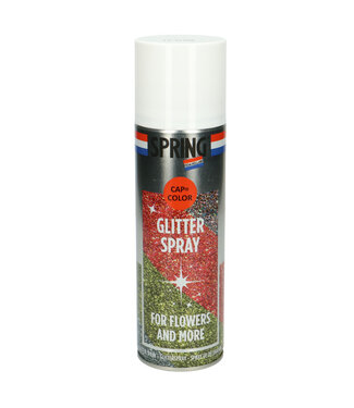 4A White Spring Glitter Spray | Inhalt 300 Milliliter | Pro Stück