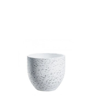 4A White ceramic Tim pot | Diameter 18 centimetres | Height 16 centimetres | Per 8 pieces