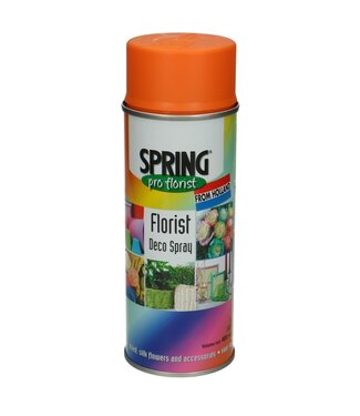 4A Orange Sprühfarbe | Inhalt 400 Milliliter | Spring Pro Florist Deko-Spray | Pro Spraydose