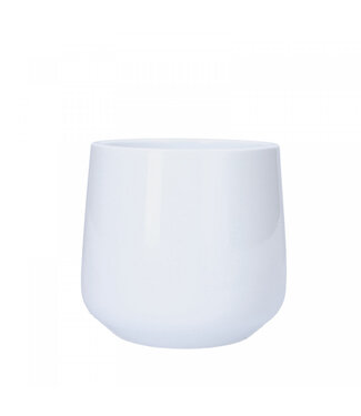 4A White ceramic Puglia jar | Diameter neck 18 centimetres bottom 16.5 centimetres | Height 16 centimetres | Per 4 pieces