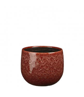 4A Red ceramic Paola pot | Diameter 16 centimetres | Height 14 centimetres | Per 6 pieces