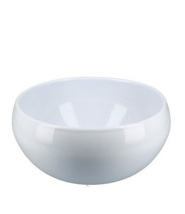 White ceramic bowl Bowl | Min. diameter 22.5 centimetres max. diameter 27 centimetres | Height 13 centimetres | Order per 4 bowls