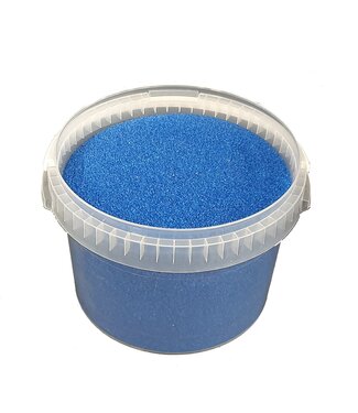 QC Blue quartz sand | bucket capacity 3 litres | each