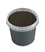 Schwarzer Quarzsand | 0,1 - 0,5 Millimeter Dekosand | 1 Liter pro Eimer | Bestellbar pro 6 Eimer