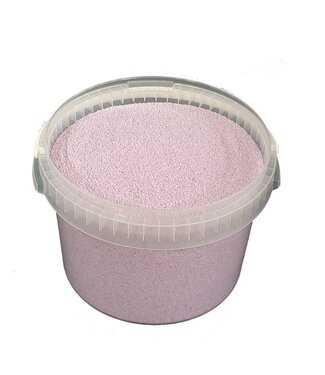 QC Lila Quarzsand | 0,1 - 0,5 Millimeter Dekosand | 3 Liter pro Eimer | Pro Eimer