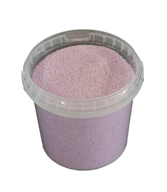 QC Lila Quarzsand | 0,1 - 0,5 Millimeter Dekorsand | 1 Liter pro Eimer | Pro 6 Eimer