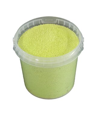 QC Light green quartz sand | Bucket capacity 1 litre | Per 6 pieces