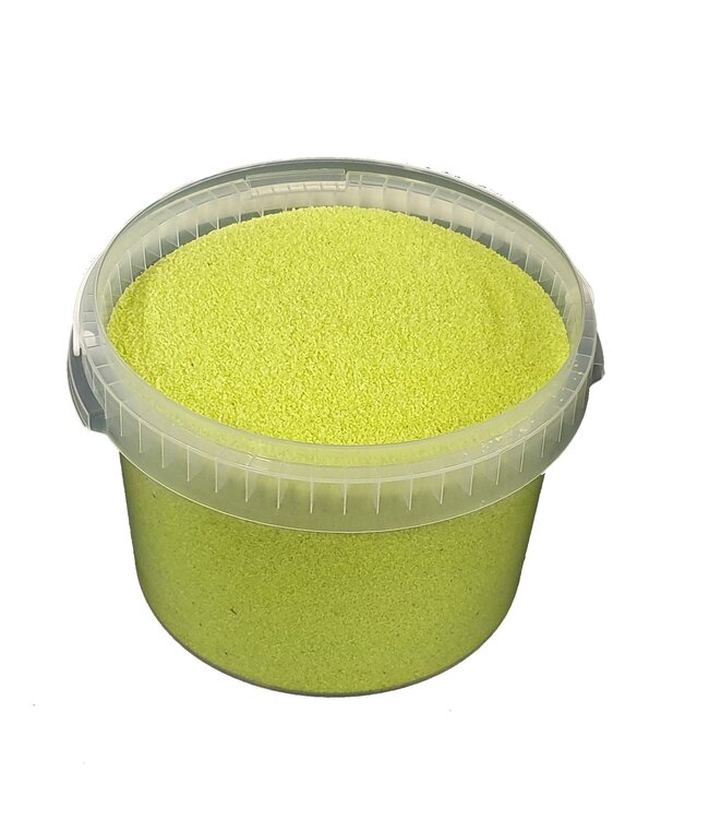 Light green quartz sand | Bucket capacity 3 litres | Order by bucket