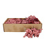 Roze gedroogd rendiermos | Gewicht 400-500 gram | Per verpakking te bestellen