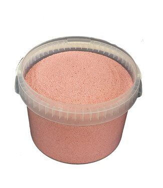 QC Rose-coloured quartz sand | bucket capacity 3 litres | each