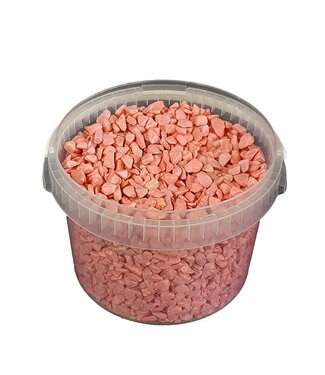 QC Roze decoratieve steentjes | Emmerinhoud 3 liter | Per stuk