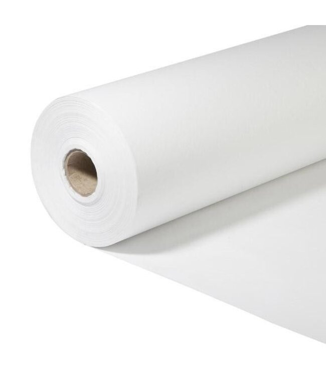 Rolle weißes Papier | Breite 75 Zentimeter | Blattgewicht 40 Gramm | Rollengewicht 10 Kilogramm | Bestellung pro Rolle