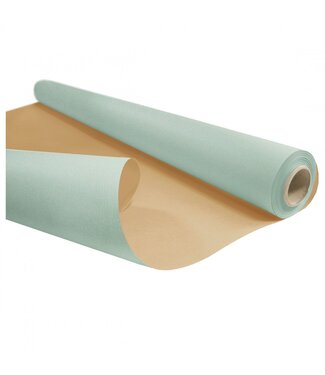 4A Roll blue brown paper Duo | Width 80 centimetres | Length 40 metres | Sheet weight 60 grams | Per piece