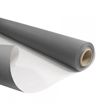 4A Roll dark grey paper | Width 80 centimetres | Length 40 metres | Sheet weight 60 grams | Per piece