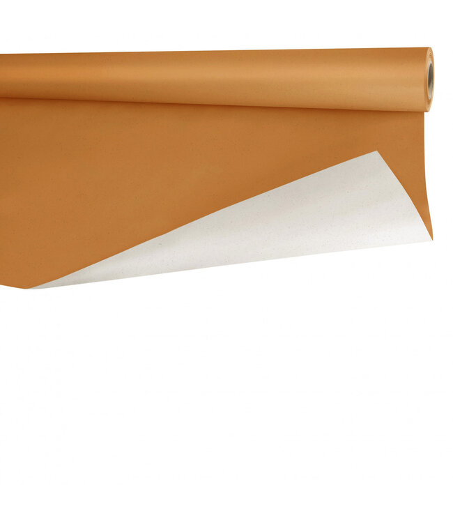Rolle hellbraunes Papier Rübe | Breite 80 Zentimeter | Länge 40 Meter | Gewicht Blatt 80 Gramm | Bestellung pro Rolle
