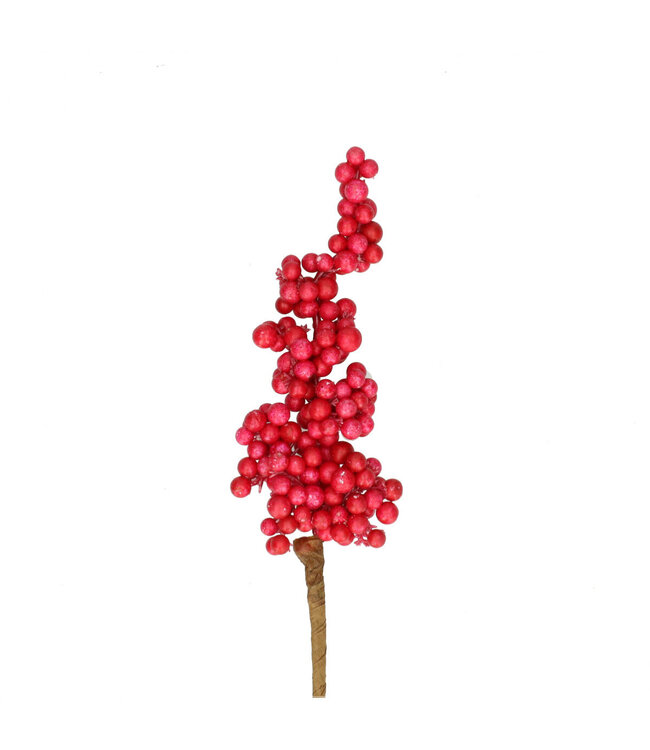 Kerst bijsteker 50cm Berry 6*12cm ( x 24 )