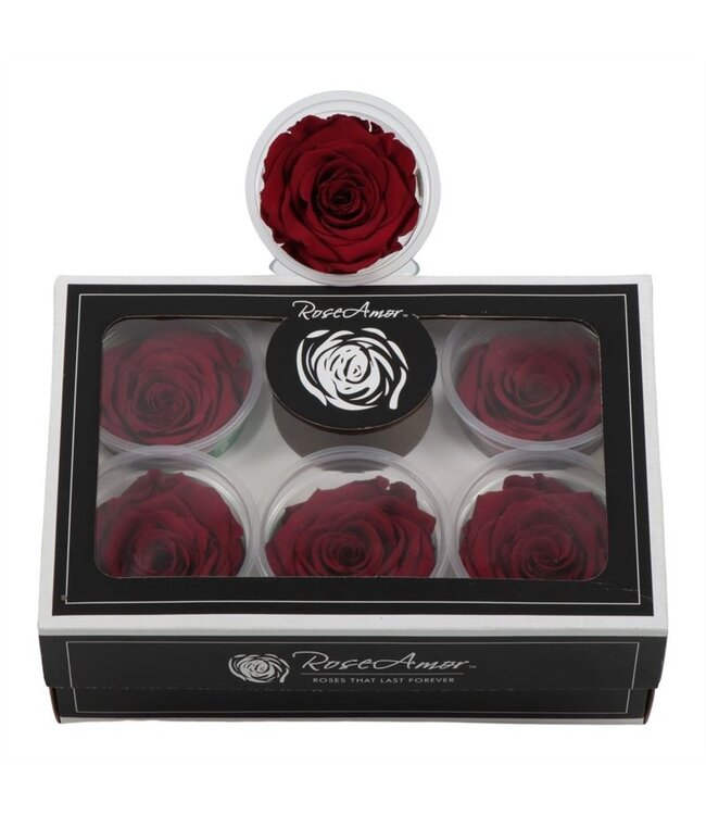 Red reserved roses | 6 per box | Order per box