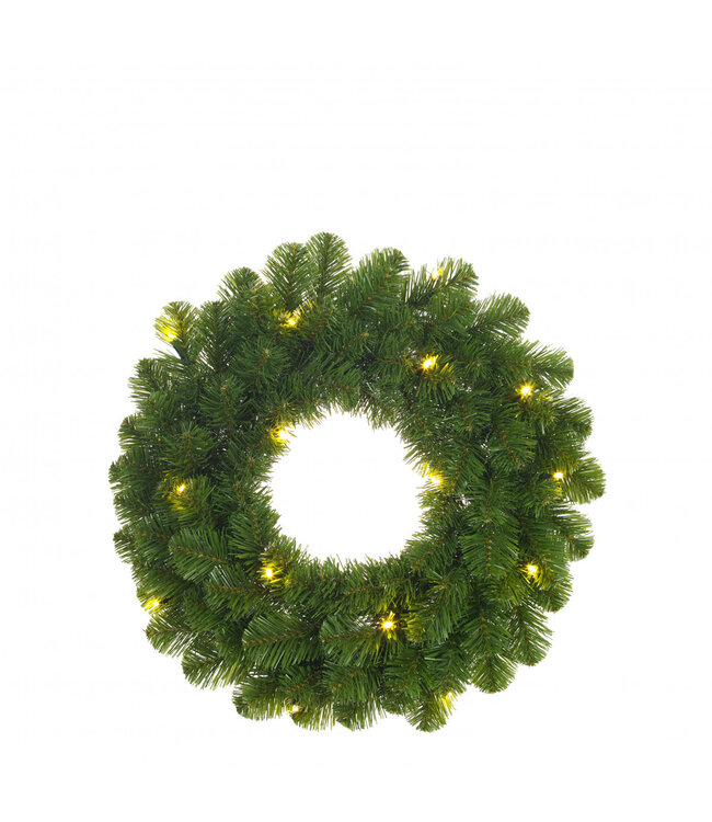 Kerst LED krans 35cm 10L ( x 1 )