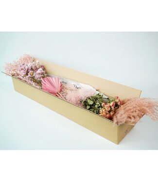 ME Dried Flowers Mix Box Pink & White | Per 10 pieces