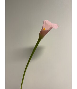 Silk Flowers by JJ calla | roze | 50 centimeter | Per stuk