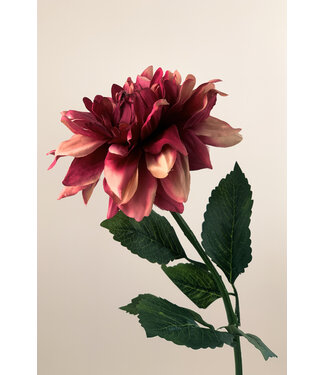 Silk Flowers by JJ Roze chrysant zijden bloem | Lengte  60 centimeter | Per stuk