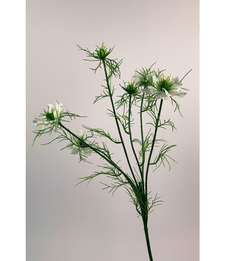 Silk Flowers by JJ juffertje in 't groen | wit | 66 centimeter | Per stuk