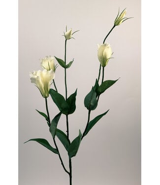 Silk Flowers by JJ lisianthus | wit | 75 centimeter | Per stuk