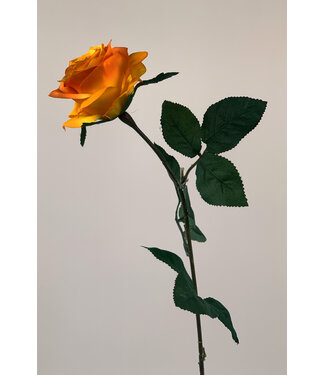 Silk Flowers by JJ roos | oranje | 65 centimeter | Per stuk