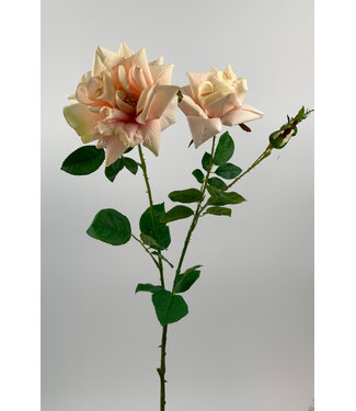 Silk Flowers by JJ Roze roos zijden bloem | Lengte 90 centimeter | Per stuk