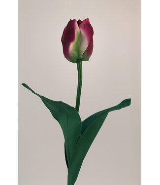 Silk Flowers by JJ Roze tulp zijden bloem | Lengte 60 centimeter | Per stuk