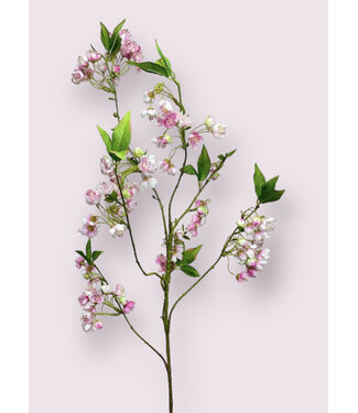 Silk Flowers by JJ Roze bloesem zijden bloem | Lengte 93 centimeter | Per stuk