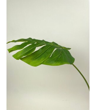 Silk Flowers by JJ monstera blad | groen | 85 centimeter | Per stuk