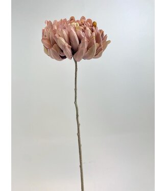 Silk Flowers by JJ Lilakleurige chrysant zijden bloem | Lengte  57 centimeter | Per stuk