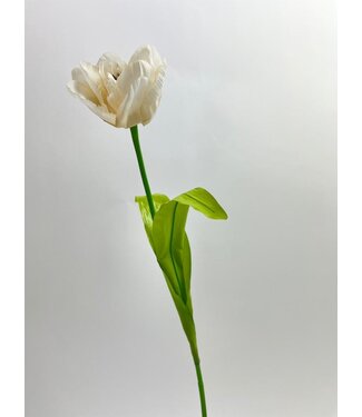 Silk Flowers by JJ tulp | wit | 53 centimeter | Per stuk