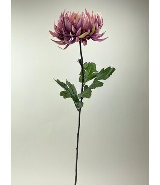 Silk Flowers by JJ chrysant | lila | 82 centimeter | Per stuk