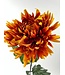 Oranje chrysant zijden bloem | Lengte  82 centimeter | Per stuk te bestellen