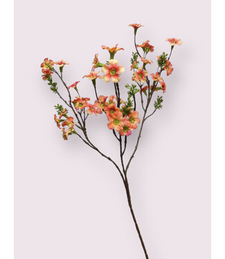 Silk Flowers by JJ manuka tak | zalm | 86 centimeter | Per stuk