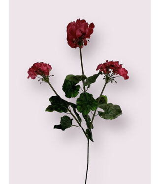 Silk Flowers by JJ geranium | roze | 70 centimeter | Per stuk