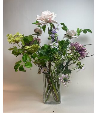 Silk Flowers by JJ boeket pale & purple | paars