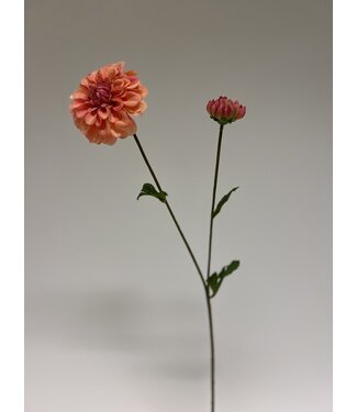 Silk Flowers by JJ dahlia | roze | 63 centimeter | Per stuk