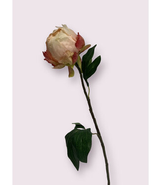 Silk Flowers by JJ pioenroos | roze | 52 centimeter | Per stuk