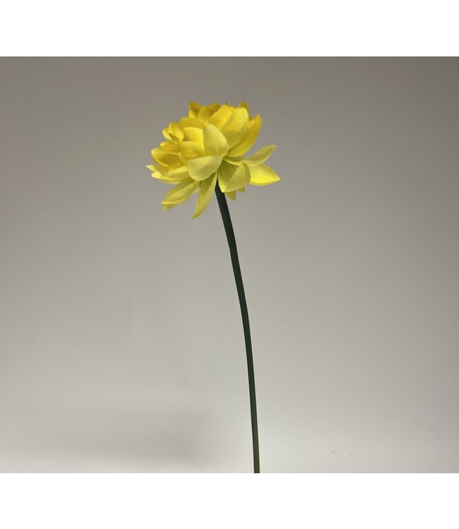 lotus bloem | geel | 47 centimeter | Per stuk te bestellen