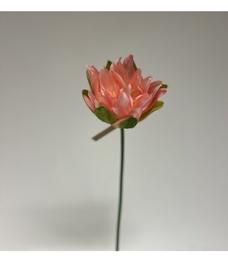 Silk Flowers by JJ lotus bloem | roze | 47 centimeter | Per stuk