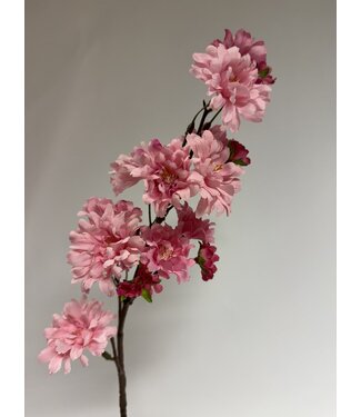 Silk Flowers by JJ kersen bloesem | roze | 66 centimeter | Per stuk