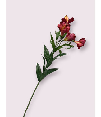 Silk Flowers by JJ alstroemeria | fuchsia | 75 centimeter | Per stuk