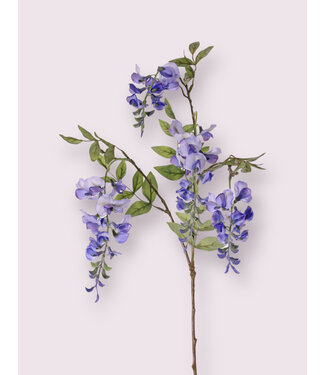 Silk Flowers by JJ wisteria | blauw | 80 centimeter | Per stuk